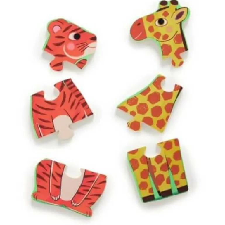 Holzpuzzle: Coucou Tigre