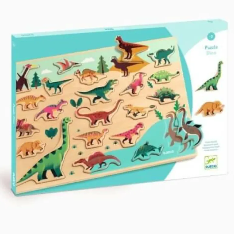 Holzpuzzle: Dino