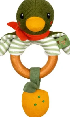 Holz-Ringrassel Ente - Little Wonder