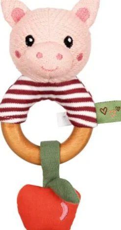 Holz-Ringrassel Schwein - Little Wonder