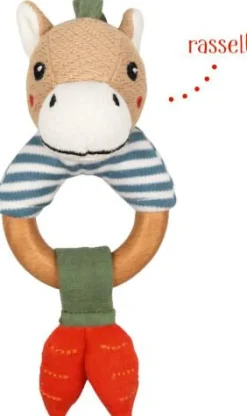 Holz-Ringrassel Pferd - Little Wonder