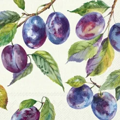 HOME GROWN PLUMS Cream Lunch-Servietten L1052660
