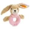 Hoppel Hase Greifring 12cm rosa