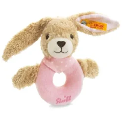 Hoppel Hase Greifring 12cm rosa