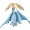 Hoppel Hase Schmusetuch 28cm blau