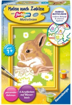 Häschen Flecki - Malen nach Zahlen