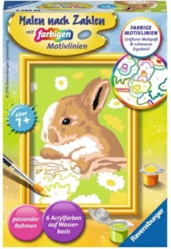 Häschen Flecki - Malen nach Zahlen