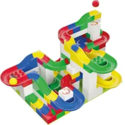 HUBELINO Kugelbahn Baukasten basis (123-teilig)