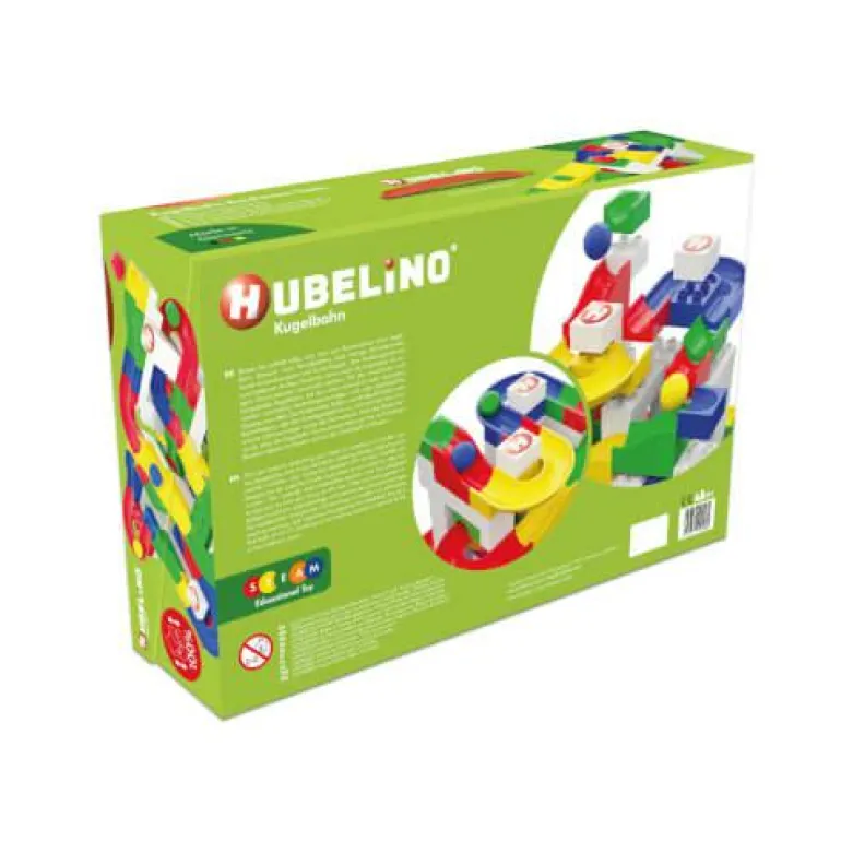 HUBELINO Kugelbahn Baukasten basis (123-teilig)
