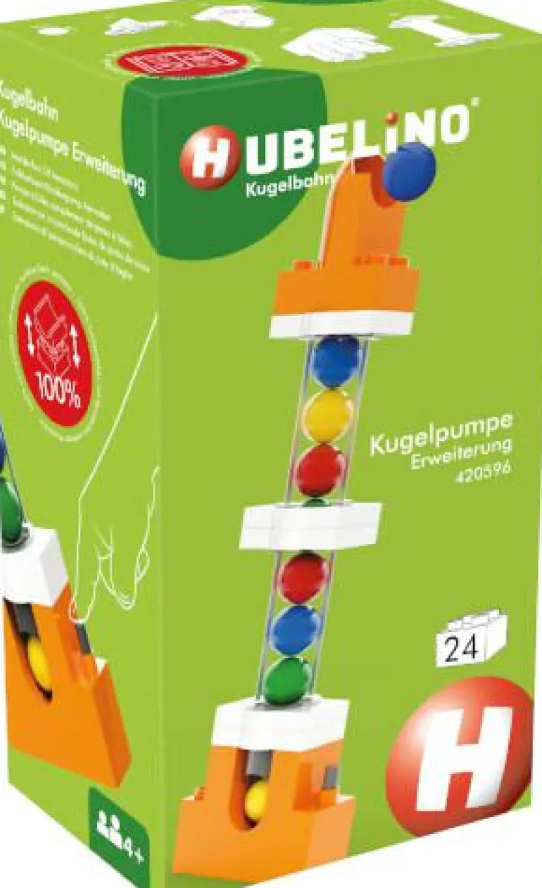 HUBELINO Kugelbahn Kugelpumpe Erweiterung (24-teil