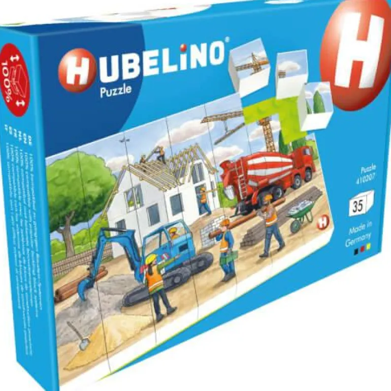 HUBELINO Puzzle Auf der Baustelle (35-teilig)