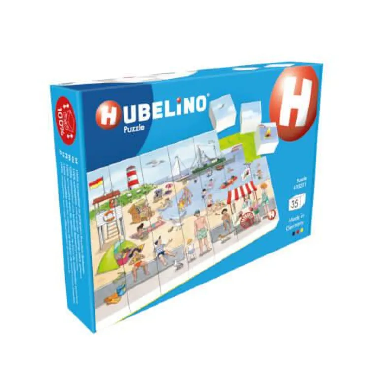 HUBELINO Puzzle Ausflug zum Badestrand (35-teilig)