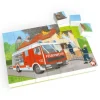 HUBELINO Puzzle Feuerwehr Einsatz (35-teilig)