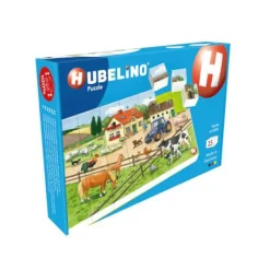 HUBELINO Puzzle Leben auf dem Bauernhof (35-teilig