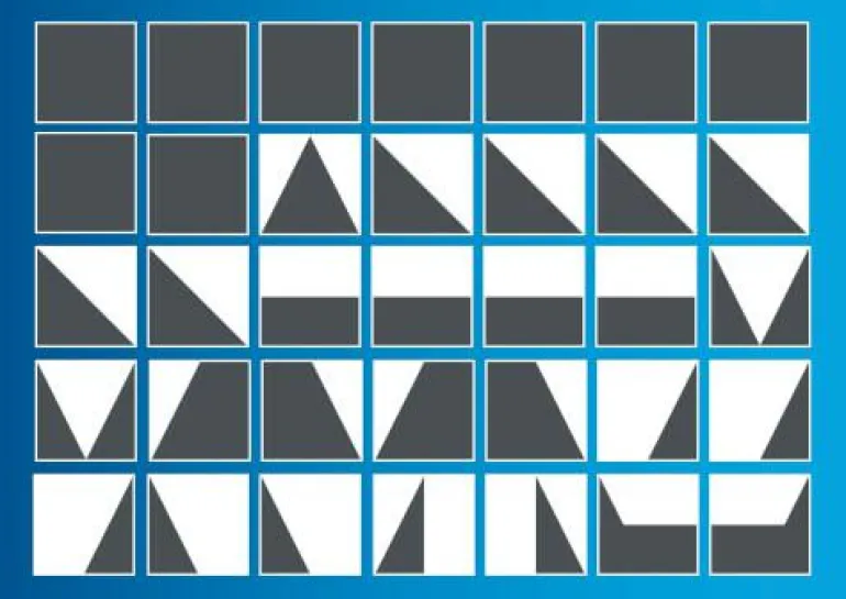 HUBELINO Tangram Knobelspiel