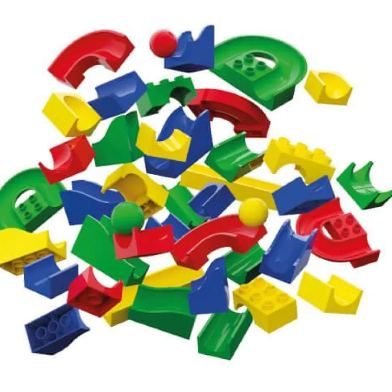 HUBELINO 55-teiliges Bahnelemente Set