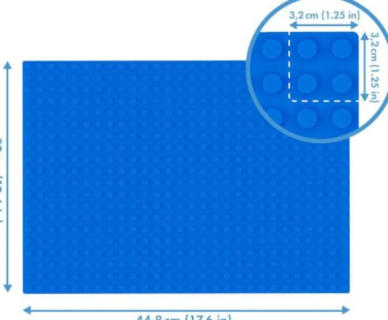 HUBELINO-560er Grundplatte BLAU
