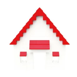 HUBELINO 68-teiliges Dachsteine Set