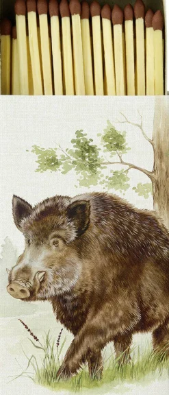 HUNTED WILD BOAR Cream Streichholzschachtel MBL101