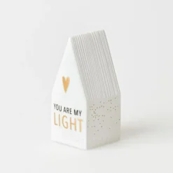 Häuschen LED „You Are My Light", L.5cm, B.5cm, H.1