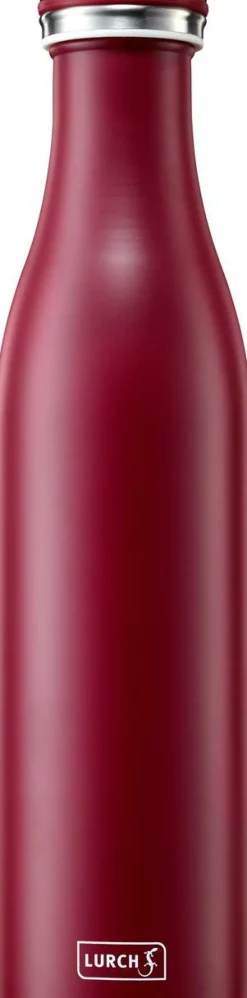 Isolier-Flasche Edelstahl 0,75l Bordeaux