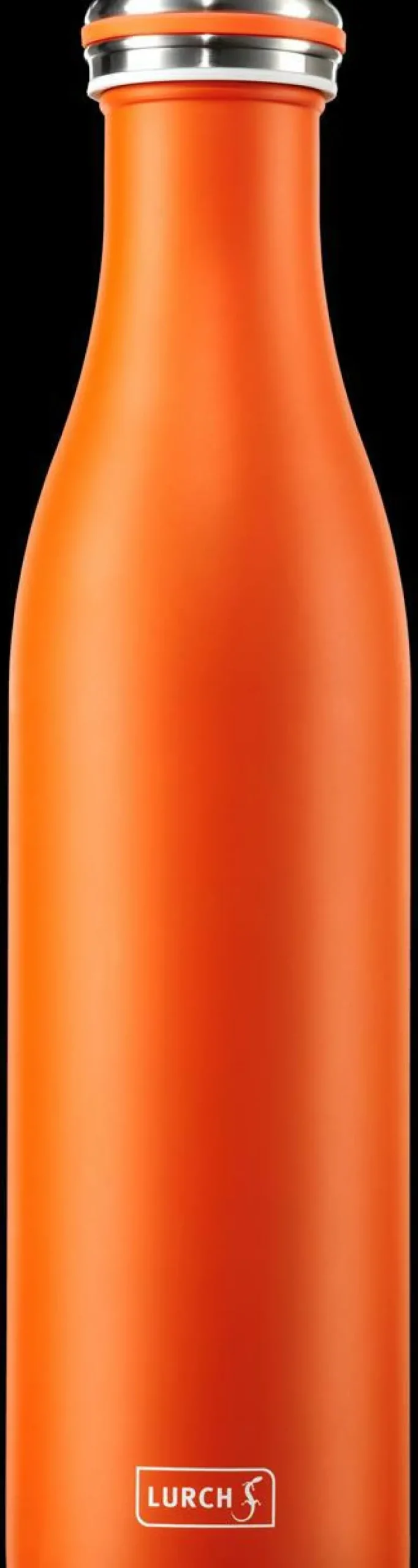 Isolier-Flasche Edelstahl 0,75l Orange