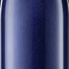 Isolier-Flasche Edelstahl 0,75l Blau-metallic