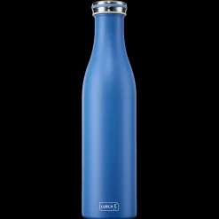 Isolier-Flasche Edelstahl 0,75l Azur