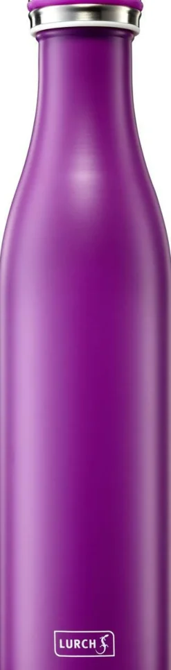 Isolier-Flasche Edelstahl 0,75l Purple