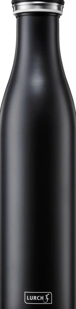 Isolier-Flasche Edelstahl 0,75l Mattschwarz