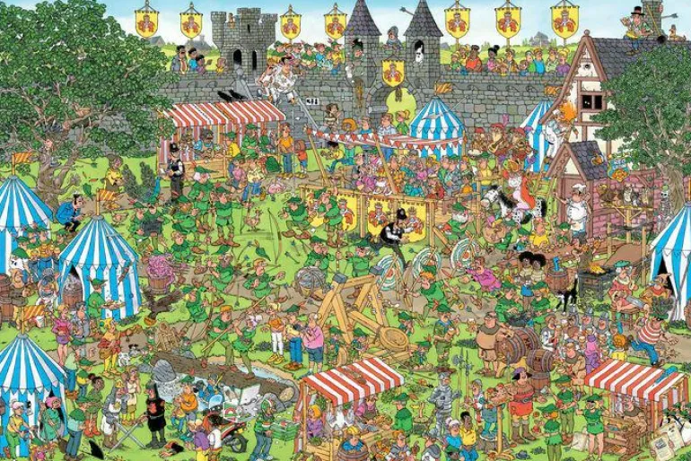 Jan van Haasteren: Robin Hood Festival - 1500 Teil