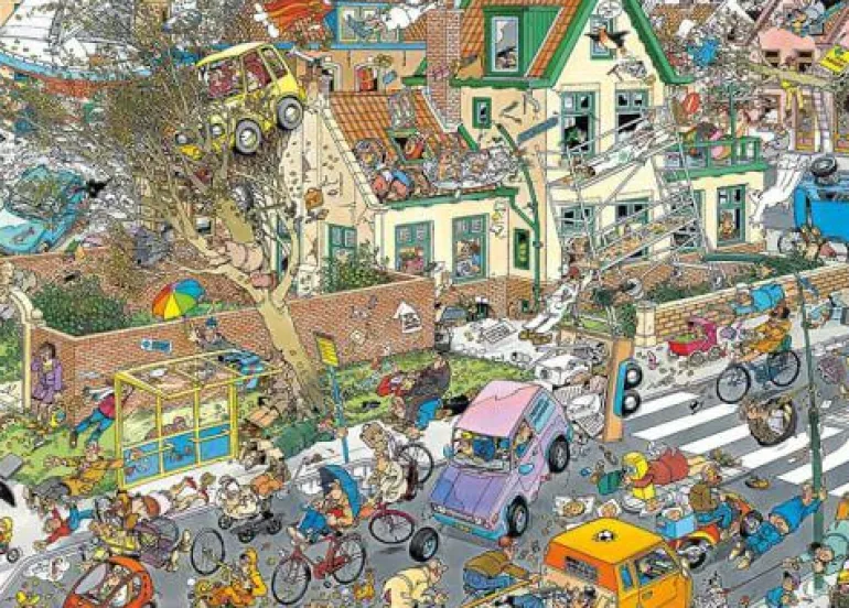 Jan van Haasteren: Süßigkeiten Fabrik - Puzzle 500