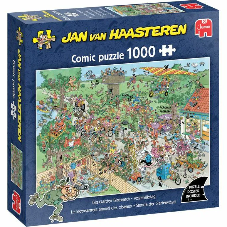 Jan van Haasteren: Stunde der Vögel - 1000 Teile