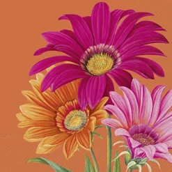 JOYFUL GERBERA Orange Lunch-Servietten L1038317