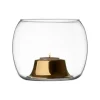 Kaasa Tealight Candle Holder 141x115mm klar/rosego