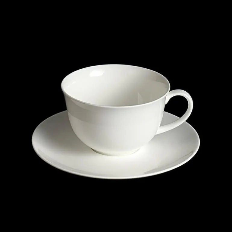 Kaffee Obertasse 0,28 l Fine Dining Weiß Fine Bone