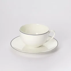 Kaffee Obertasse 0,25 l Grau Simplicity Fine Bone