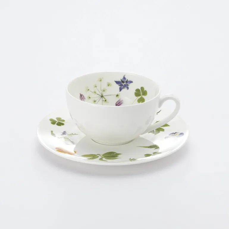 Kaffee Obertasse 0,25 l Kräutergarten Fine Bone Ch