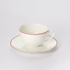 Kaffee Obertasse 0,25 l Rot Simplicity Fione Bone