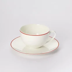 Kaffee Obertasse 0,25 l Rot Simplicity Fione Bone