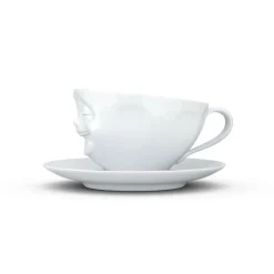 Kaffeetasse Lachend, weiß, 200ml