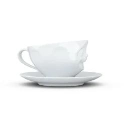 Kaffeetasse Lachend, weiß, 200ml