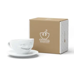 Kaffeetasse Zwinkernd, weiß, 200ml