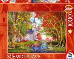 Kapelle im Herbstzauber - Puzzle 1000 Teile