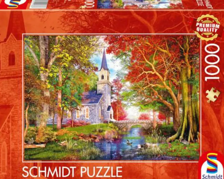 Kapelle im Herbstzauber - Puzzle 1000 Teile