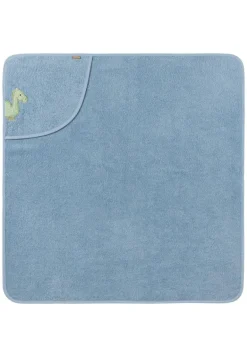 Kapuzenbadetuch 80x80 Rexi blau