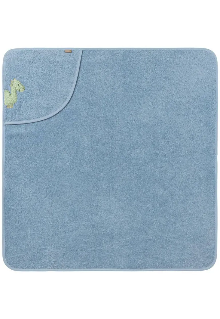 Kapuzenbadetuch 80x80 Rexi blau