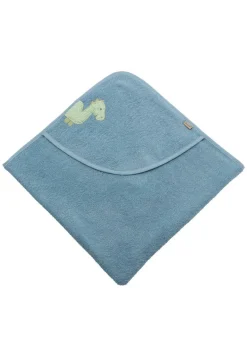 Kapuzenbadetuch 80x80 Rexi blau