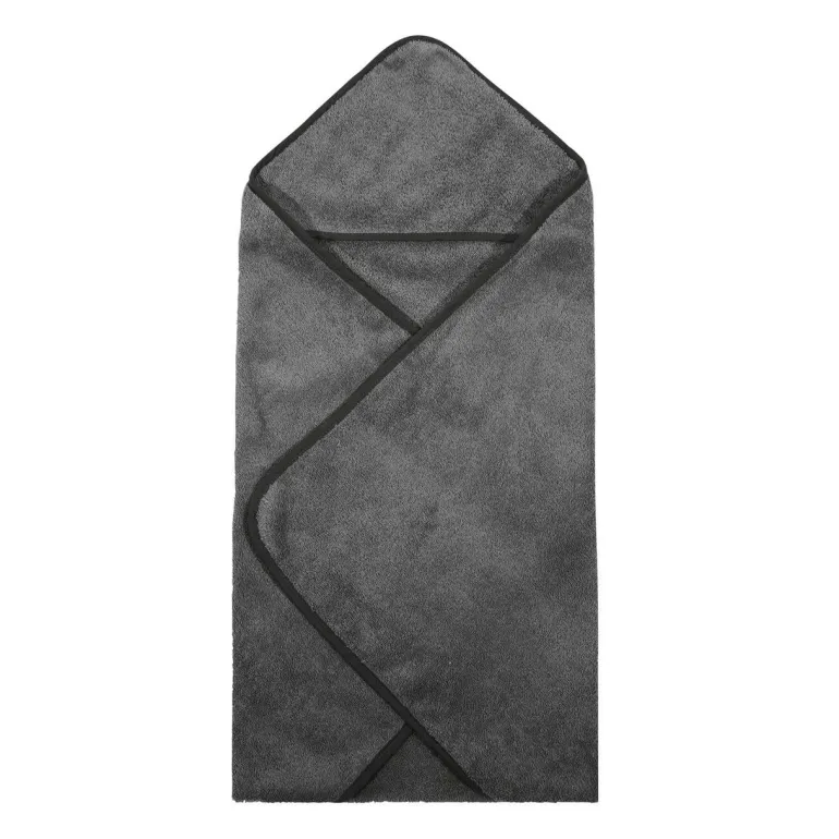 Kapuzenhandtuch "Cuddle" grau 80x80cm