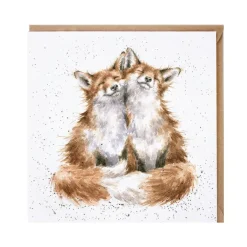 Karte Fuchs "Zufriedenheit"
